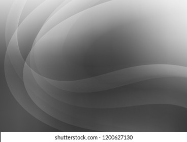 Dark Silver, Gray vector pattern with liquid shapes. Geometric illustration in marble style with gradient.  Marble style for your business design.