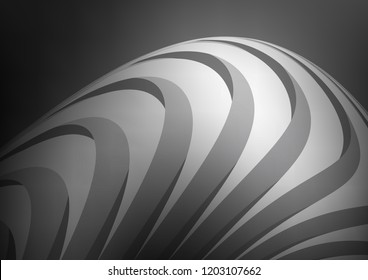 Dark Silver, Gray vector pattern with narrow lines. Lines on blurred abstract background with gradient. The template can be used as a background.