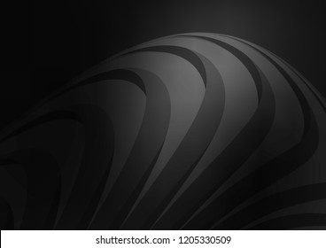 Dark Silver, Gray vector pattern with narrow lines. Lines on blurred abstract background with gradient. The pattern can be used as ads, poster, banner for commercial.