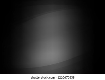 Dark Silver, Gray vector pattern with narrow lines. Decorative shining illustration with lines on abstract template. The pattern can be used for busines ad, booklets, leaflets