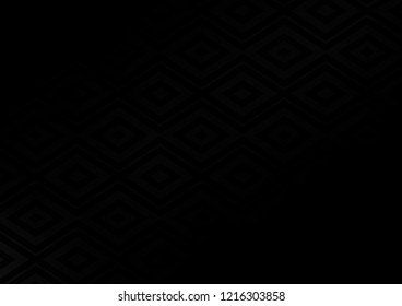 Dark Silver, Gray vector pattern with lines, rectangles. Shining colorful illustration with lines, rectangles. Smart design for your business advert.