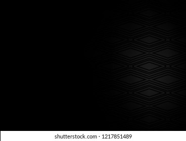 Dark Silver, Gray vector pattern with lines, rectangles. Modern geometric abstract illustration with lines, squares. Smart design for your business advert.