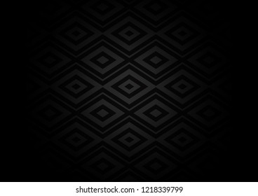 Dark Silver, Gray vector pattern with lines, rectangles. Modern geometric abstract illustration with lines, squares. Pattern for business booklets, leaflets.