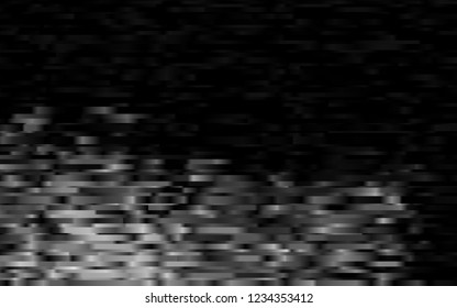 Dark Silver, Gray vector pattern with narrow lines. Lines on blurred abstract background with gradient. The pattern can be used for websites.