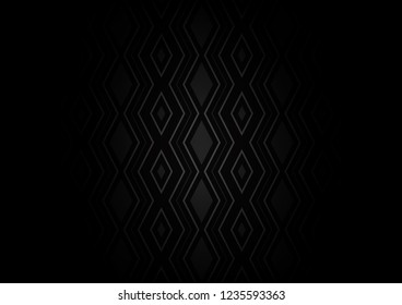 Dark Silver, Gray vector pattern with lines, rectangles. Colorful illustration with lines, cubes on abstract template. Best design for your ad, poster, banner.