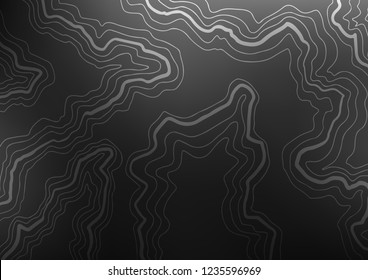 Dark Silver, Gray vector pattern with lamp shapes. Shining crooked illustration in marble style. A completely new marble design for your business.