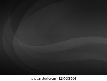 Dark Silver, Gray vector pattern with bubble shapes. Brand new colored illustration in marble style with gradient. A new texture for your  ad, booklets, leaflets.
