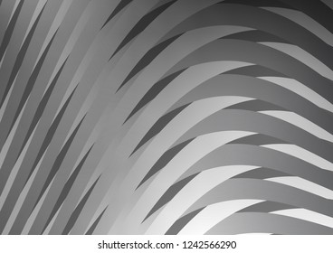 Dark Silver, Gray vector pattern with narrow lines. Glitter abstract illustration with colored sticks. The pattern can be used as ads, poster, banner for commercial.