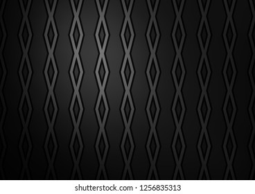 Dark Silver, Gray vector pattern with lines, rectangles. Colorful decorative design in simple style with lines, rhombuses. Backdrop for TV commercials.