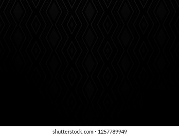 Dark Silver, Gray vector pattern with lines, rectangles. Glitter abstract illustration with colorful lines, rhombuses. Pattern for business booklets, leaflets.