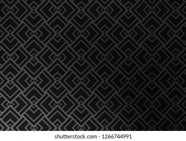 Dark Silver, Gray vector pattern with narrow lines. Modern geometrical abstract illustration with staves. Smart design for your business advert.