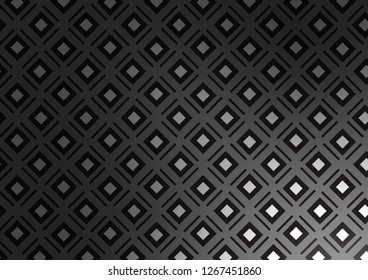 Dark Silver, Gray vector pattern with lines, rectangles. Colorful decorative design in simple style with lines, rhombuses. Pattern for ads, posters, banners.