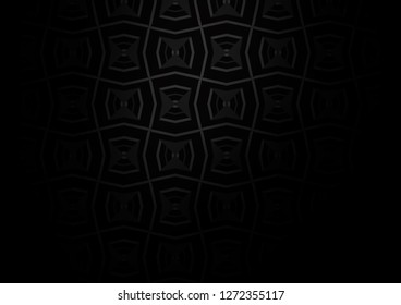 Dark Silver, Gray vector pattern with narrow lines. Shining illustration with lines on abstract template. Pattern for business booklets, leaflets.