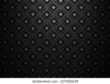 Dark Silver, Gray vector pattern with lines, rectangles. Glitter abstract illustration with colorful lines, rhombuses. Smart design for your business advert.