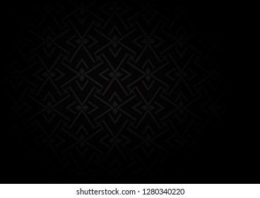 Dark Silver, Gray vector pattern with narrow lines. Lines on blurred abstract background with gradient. Pattern for websites, landing pages.