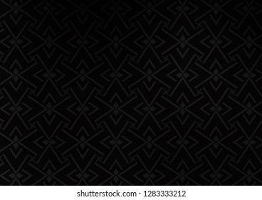 Dark Silver, Gray vector pattern with narrow lines. Glitter abstract illustration with colored sticks. Smart design for your business advert.