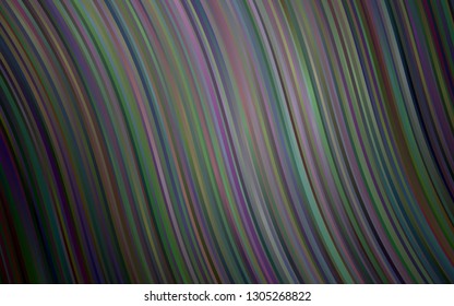 Dark Silver, Gray vector pattern with liquid shapes. Creative illustration in halftone marble style with gradient. Marble design for your web site.