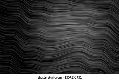 Dark Silver, Gray vector pattern with bubble shapes. A completely new color illustration in marble style. New composition for your brand book.