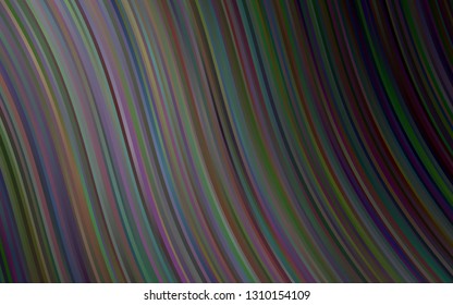 Dark Silver, Gray vector pattern with bent ribbons. Colorful illustration in abstract marble style with gradient. A completely new template for your business design.