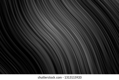 Dark Silver, Gray vector pattern with lamp shapes. A vague circumflex abstract illustration with gradient. New composition for your brand book.