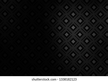 Dark Silver, Gray vector pattern with lines, rectangles. Glitter abstract illustration with colorful lines, rhombuses. Pattern for ads, posters, banners.