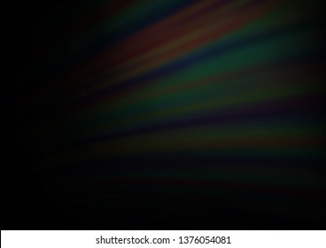 Dark Silver, Gray vector pattern with curved circles. A vague circumflex abstract illustration with gradient. A new texture for your  ad, booklets, leaflets.