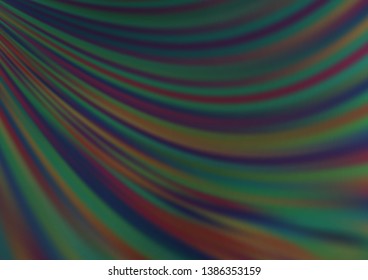 Dark Silver, Gray vector pattern with bubble shapes. An elegant bright illustration with gradient. A completely new marble design for your business.
