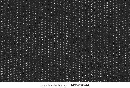 Dark Silver, Gray vector pattern with spheres. Beautiful colored illustration with blurred circles in nature style. Design for posters, banners.