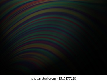 Dark Silver, Gray vector pattern with bubble shapes. An elegant bright illustration with gradient. Pattern for your business design.