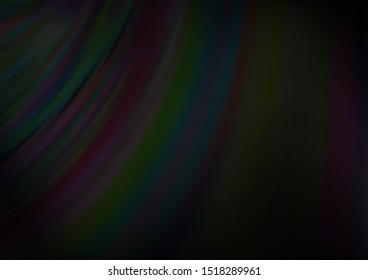 Dark Silver, Gray vector pattern with bent ribbons. Colorful illustration in abstract marble style with gradient. Marble style for your business design.
