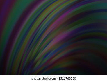 Dark Silver, Gray vector pattern with bubble shapes. Colorful illustration in abstract marble style with gradient. New composition for your brand book.