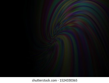 Dark Silver, Gray vector pattern with lamp shapes. Colorful illustration in abstract marble style with gradient. Marble style for your business design.