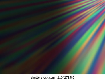Dark Silver, Gray vector pattern with narrow lines. Lines on blurred abstract background with gradient. Pattern for websites, landing pages.
