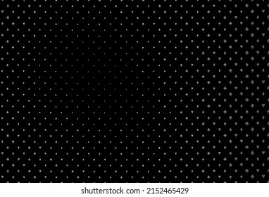 Dark silver, gray vector pattern with symbol of cards. Glitter abstract sketch with isolated symbols of playing cards. Template for business cards of casinos.