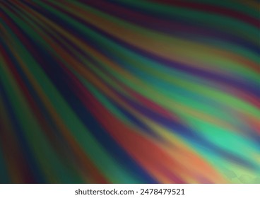 Dark Silver, Gray vector pattern with liquid shapes. An elegant bright illustration with gradient. New composition for your brand book.