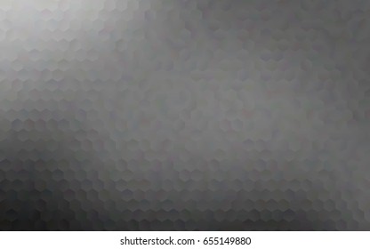 Dark Silver, Gray vector pattern. Hexagonal template. Geometric sample. Repeating hexagon shapes. Brand-New texture for your design. Pattern can be used for background