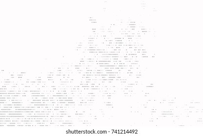 Dark Silver, Gray vector pattern with colored spheres. Geometric sample of repeating circles on white background in halftone style.