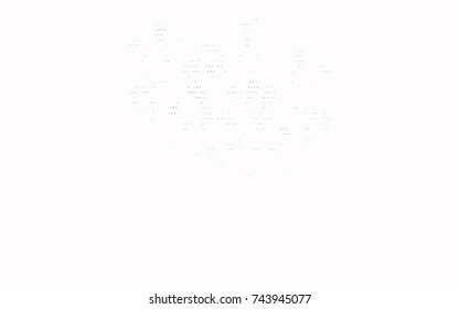 Dark Silver, Gray vector pattern with colored spheres. Geometric sample of repeating circles on white background in halftone style.