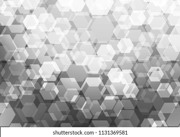 Dark Silver, Gray vector polygon abstract background. Colorful abstract illustration with gradient. The textured pattern can be used for background.