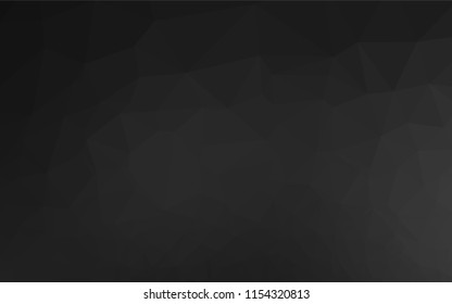 Dark Silver, Gray vector polygon abstract layout. Colorful abstract illustration with gradient. The best triangular design for your business.