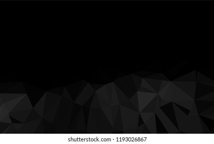 Dark Silver, Gray vector polygon abstract layout. Colorful abstract illustration with gradient. Brand new design for your business.