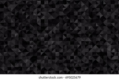 Dark Silver, Gray vector polygon abstract background. Glitter abstract illustration with an elegant design. The elegant pattern can be used as part of a brand book.