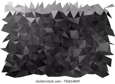 Dark Silver, Gray vector polygon abstract template. Shining colored illustration in a brand-new style. Brand-new design for your business.