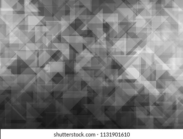 Dark Silver, Gray vector polygonal polygonal. Colorful illustration in abstract style with gradient. The polygonal design can be used for your web site.