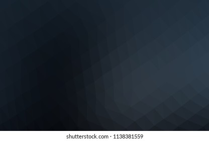 Dark Silver, Gray vector polygonal pattern. A completely new color illustration in a vague style. The textured pattern can be used for background.