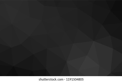 Dark Silver, Gray vector polygonal template. An elegant bright illustration with gradient. The completely new template can be used for your brand book.