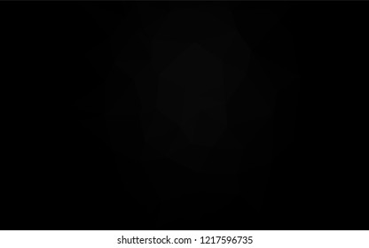 Dark Silver, Gray vector polygonal template. A sample with polygonal shapes. The best triangular design for your business.