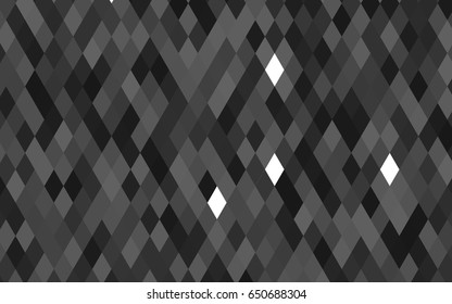 Dark Silver, Gray vector polygonal template. An elegant bright illustration with gradient. The completely new template can be used for your brand book.
