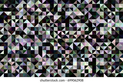Dark Silver, Gray vector polygonal pattern. An elegant bright illustration with gradient. The polygonal design can be used for your web site.