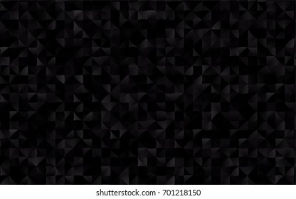 Dark Silver, Gray vector polygonal pattern. An elegant bright illustration with gradient. The template can be used as a background for cell phones.